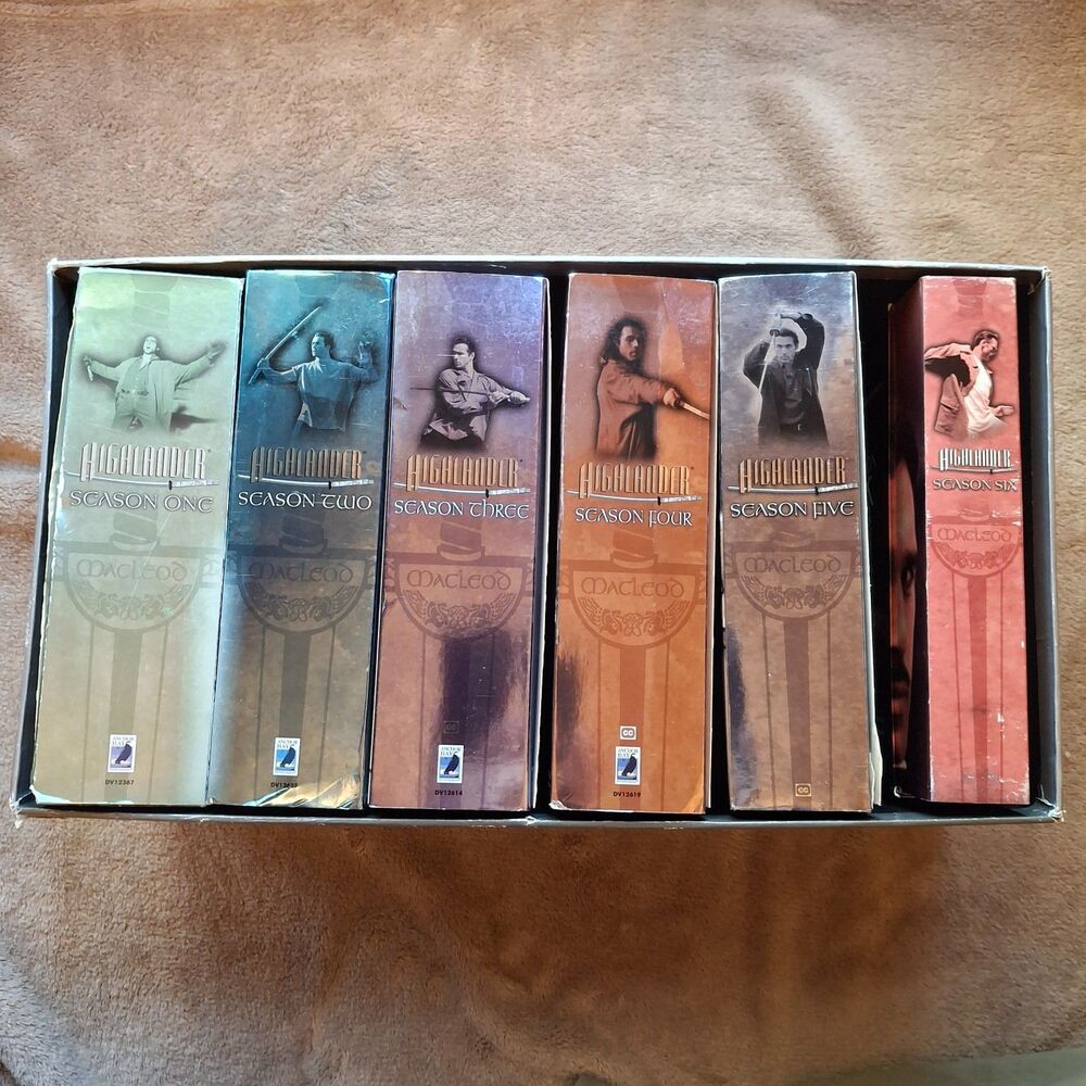 Highlander: The Series TV DVD Complete Collection Seasons 1-6 Box Set w/ Extras